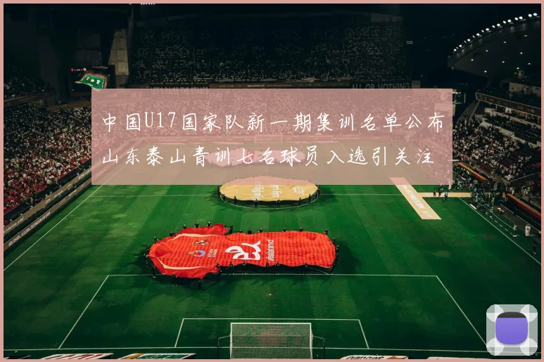 中国U17国家队新一期集训名单公布山东泰山青训七名球员入选引关注